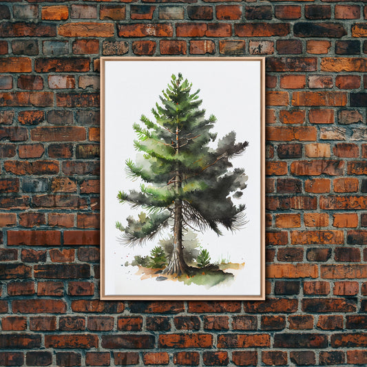 Forest Solitude: A Framed Fine Art Poster Print