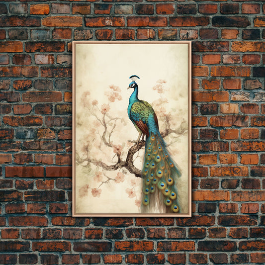 Imperial Garden - Framed Canvas Print