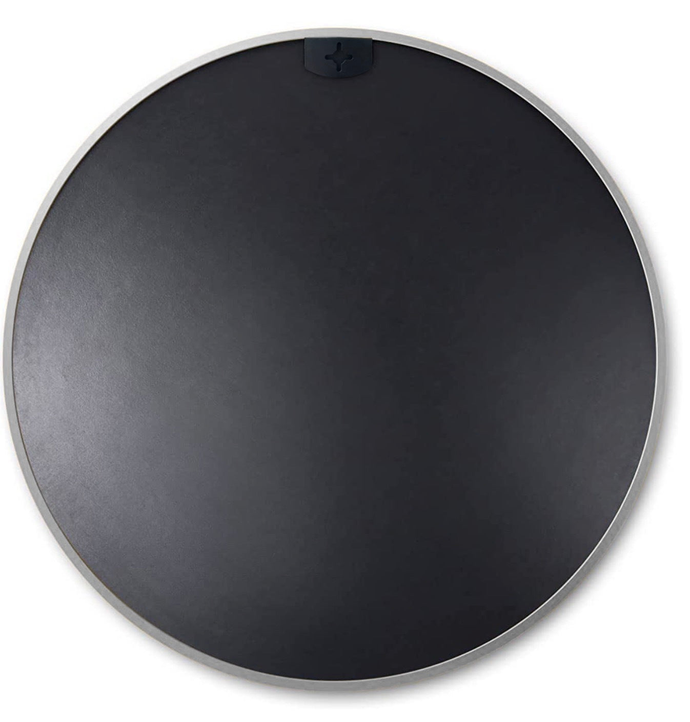 Round Silver Framed Mirror - 36"