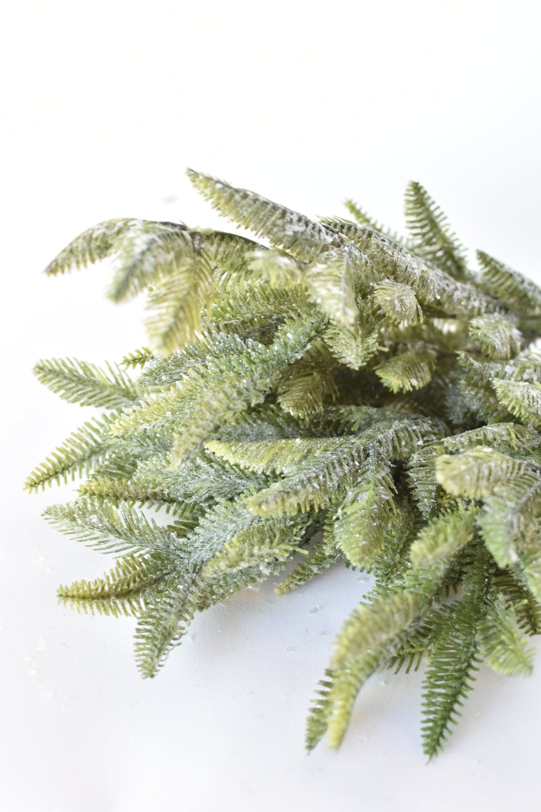 Faux Iced Sugar Pine Bush - 18"