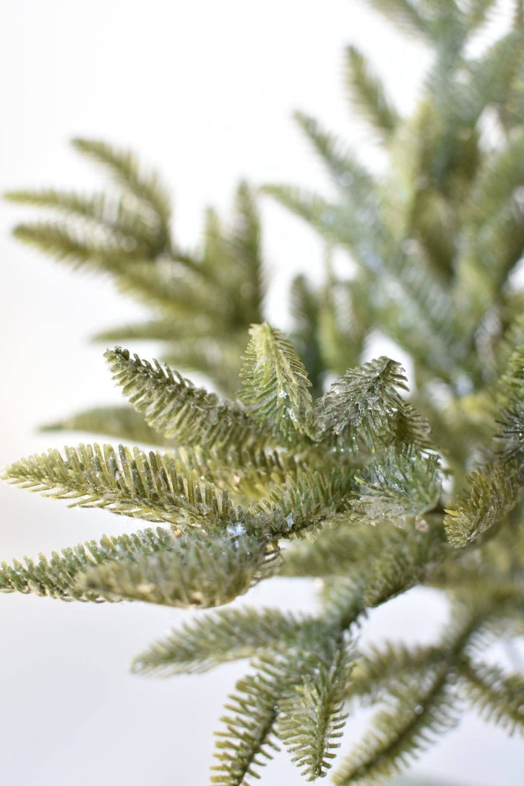 Faux Iced Sugar Pine Bush - 18"