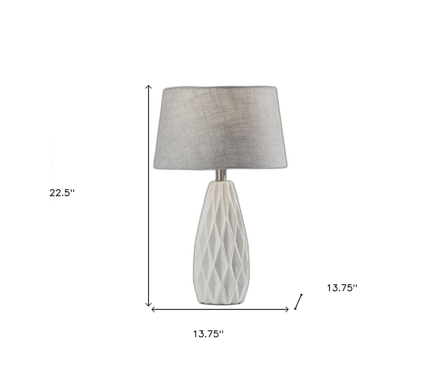 Geometric Elegance Table Lamps (Set of 2)