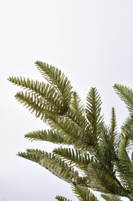 Faux Iced Sugar Pine Bush - 18"