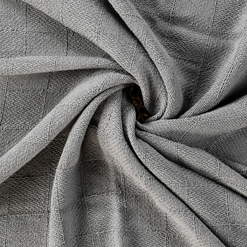 Woven Cotton Throw Blanket with Fringe - 50" X 60"