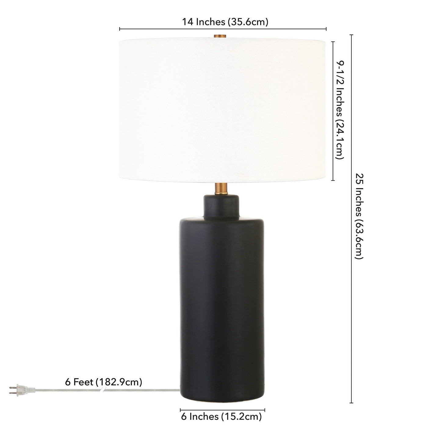 The "Monolith" Table Lamp - 25"H