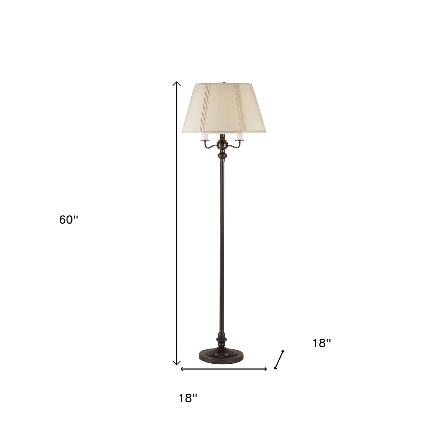 The "Regent" Floor Lamp - 60"H
