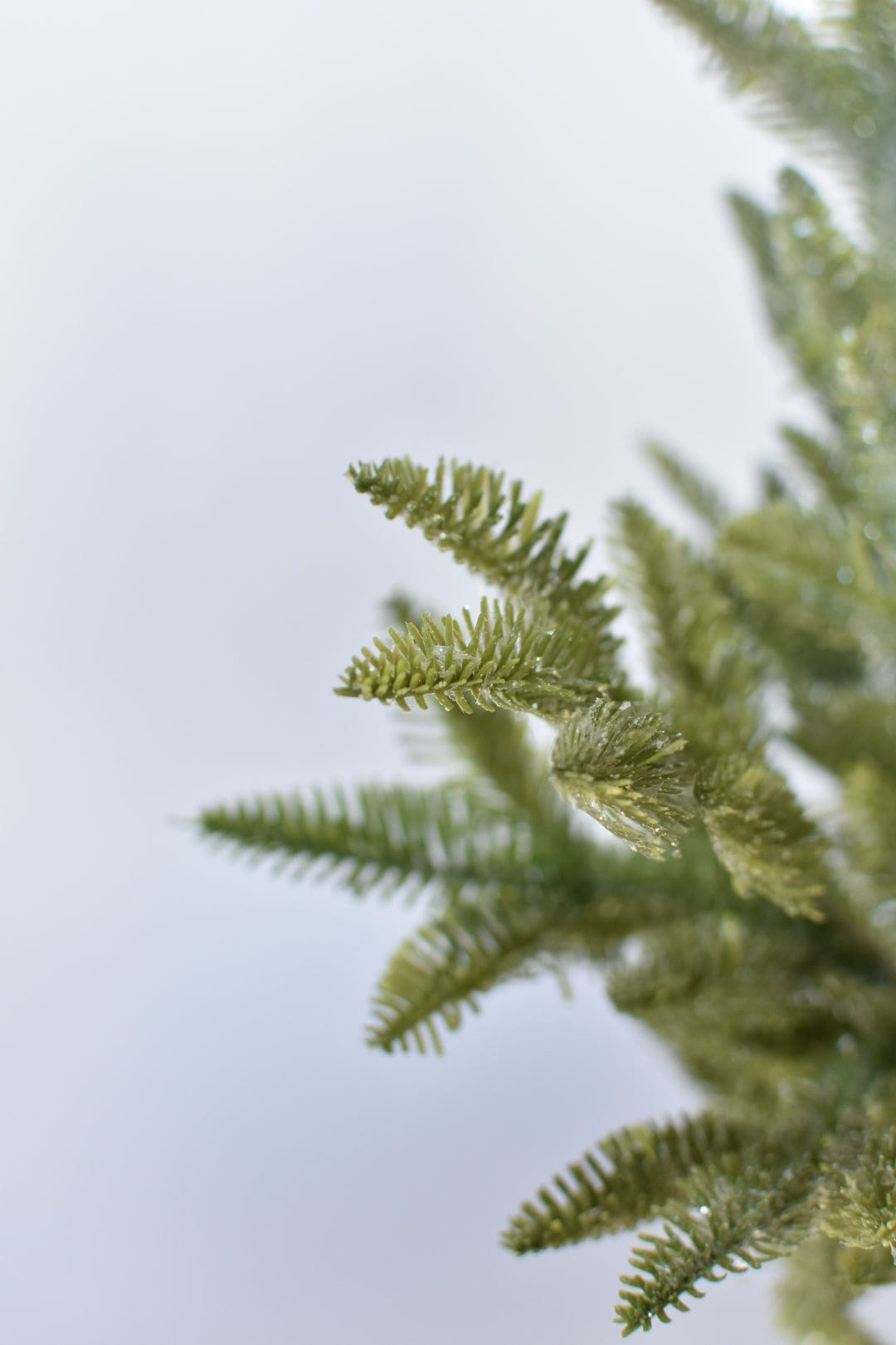 Faux Iced Sugar Pine Bush - 18"