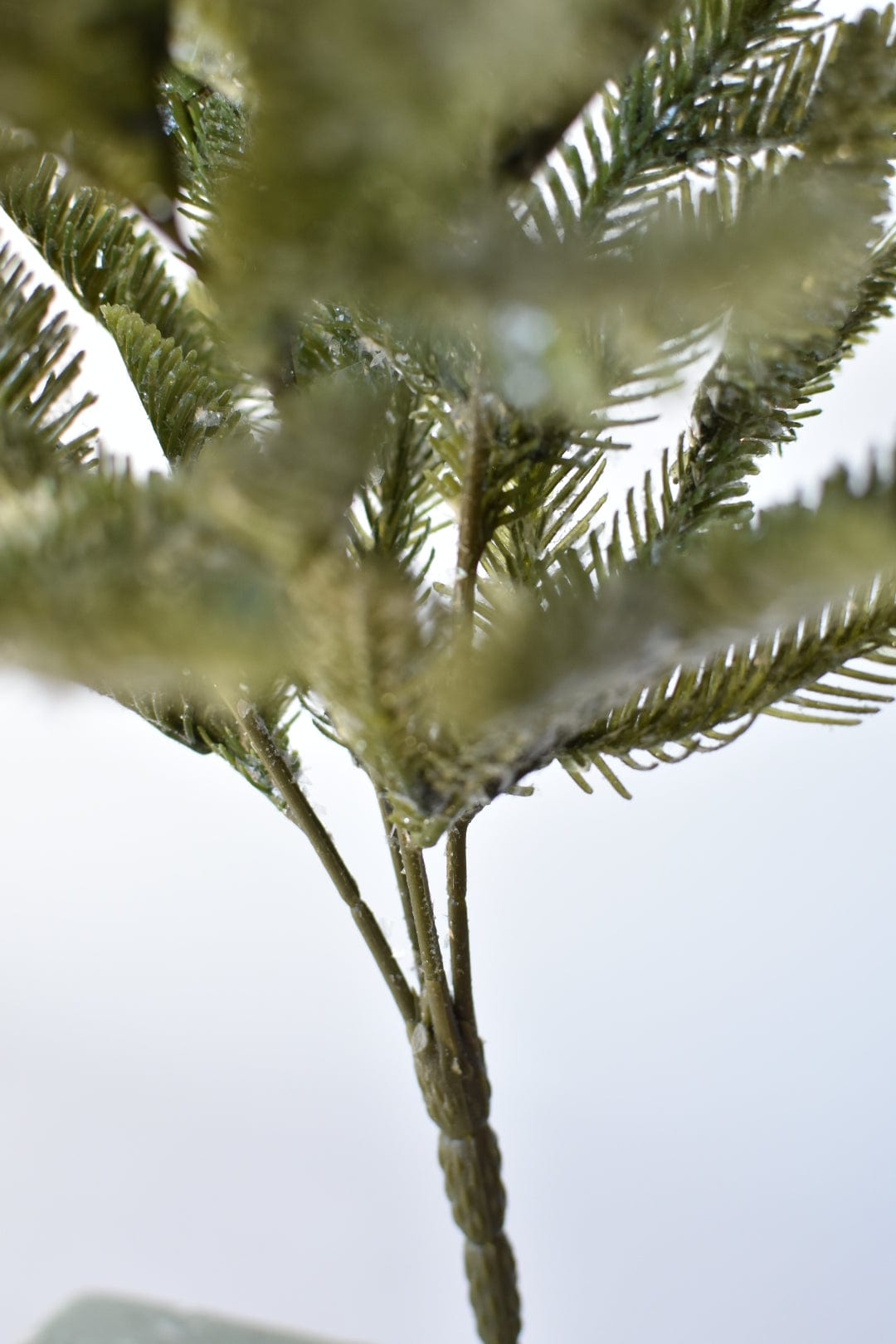 Faux Iced Sugar Pine Bush - 18"
