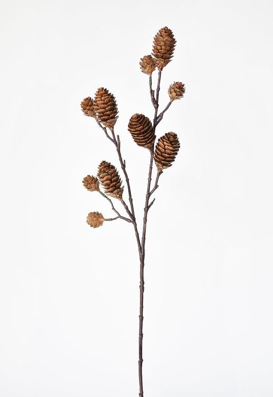 Faux Pinecone Branch Stem - 28"