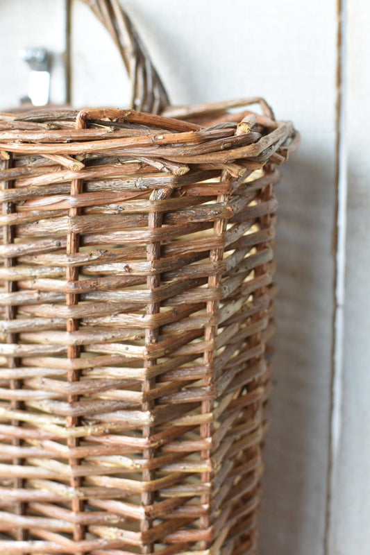 Wicker Basket with Handle - 11" x 17"