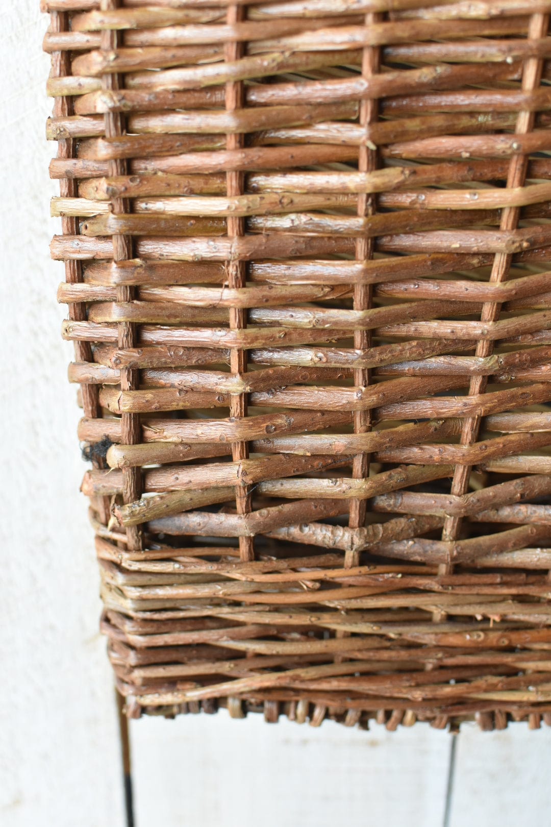 Wicker Basket with Handle - 11" x 17"