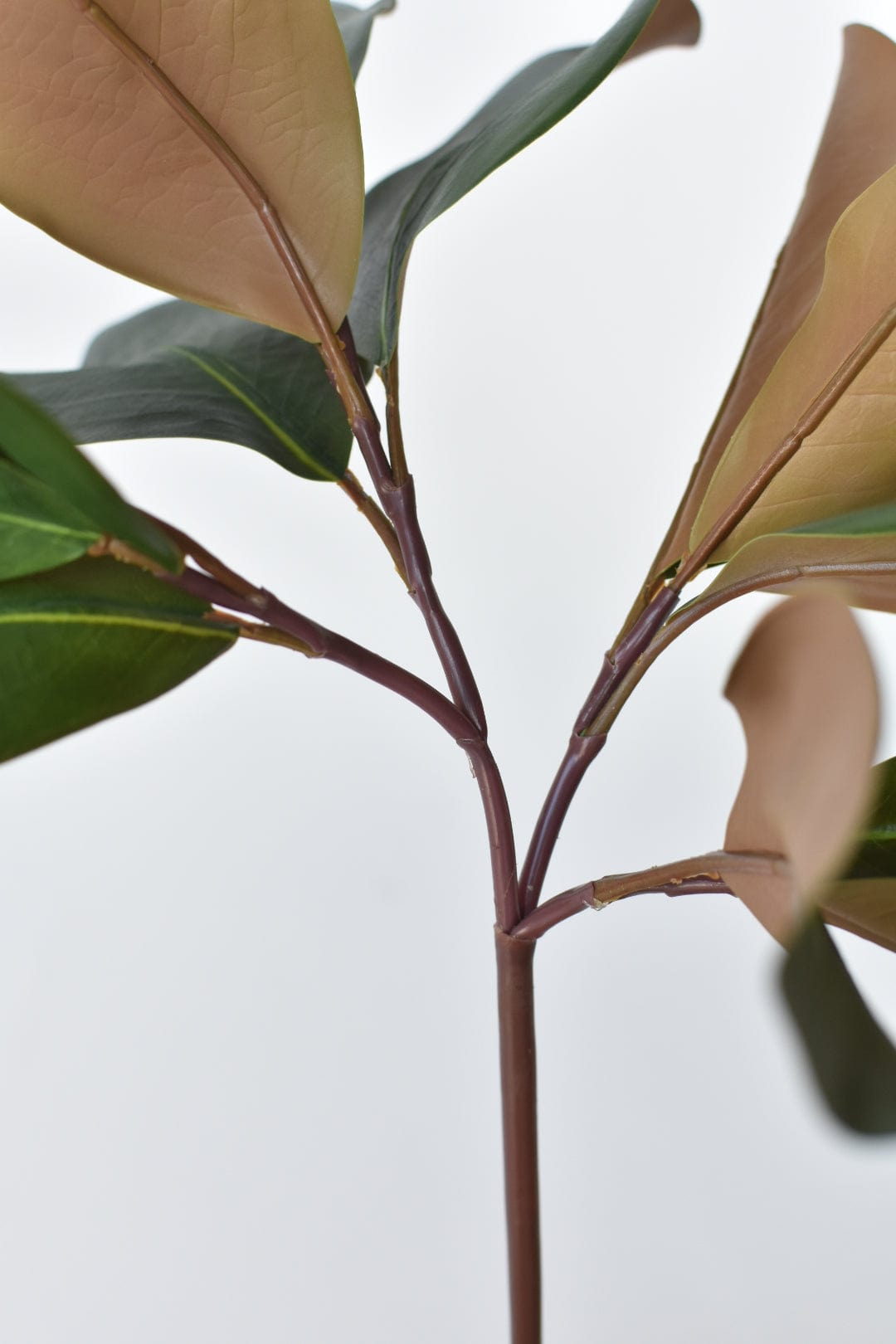 Faux Magnolia Leaf Stem - 16.5"