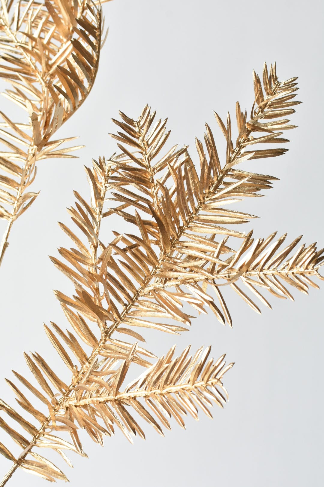 Faux Gold Metallic Hemlock Pine Stem - 23.5"