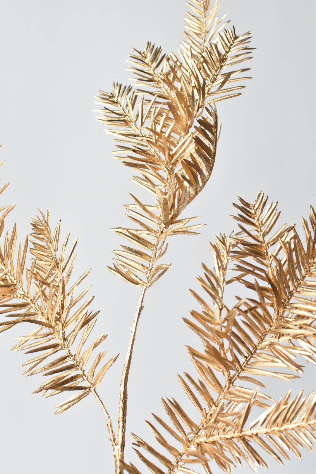 Faux Gold Metallic Hemlock Pine Stem - 23.5"