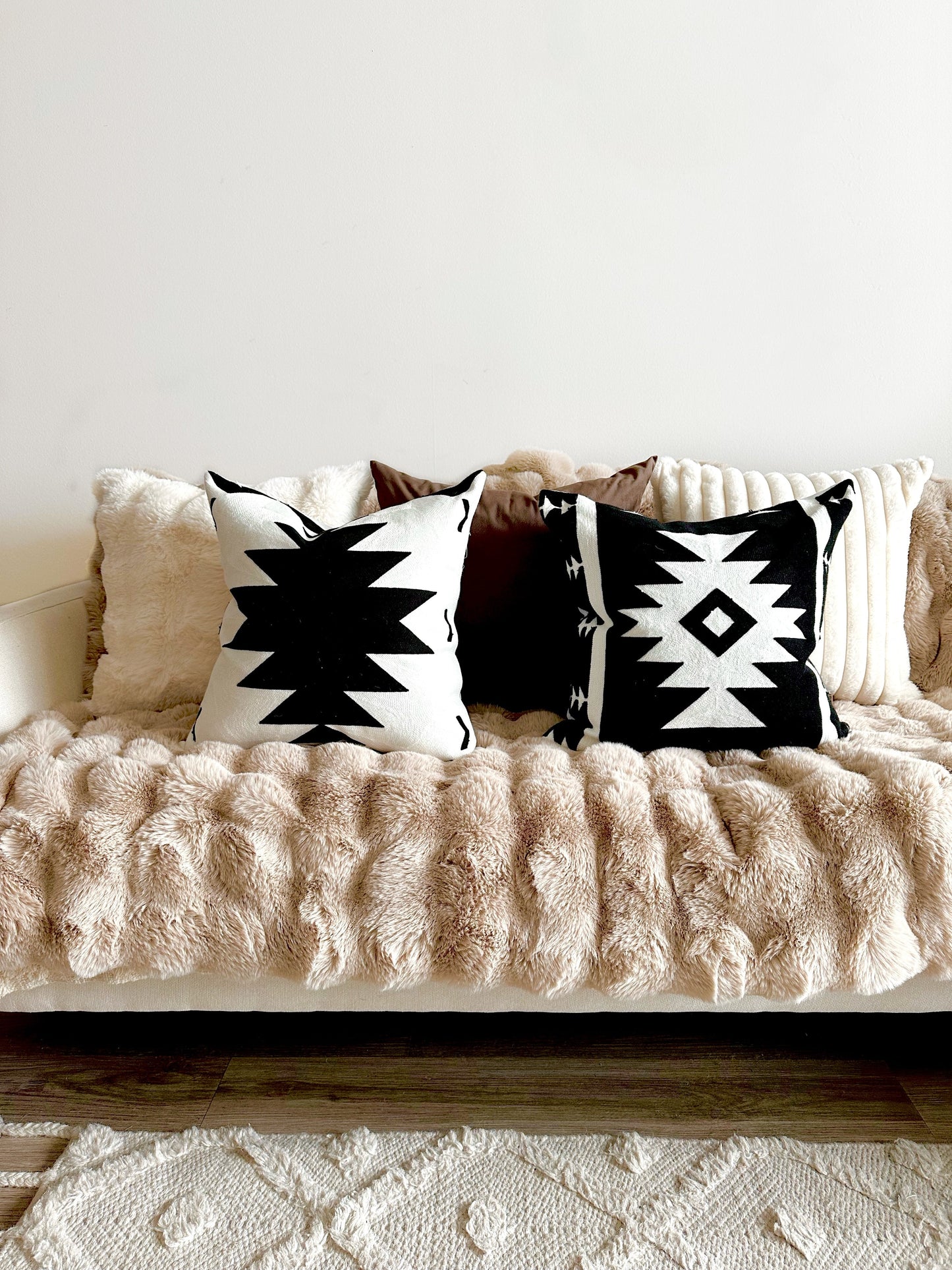 Rich Brown Velvet Pillow COVER