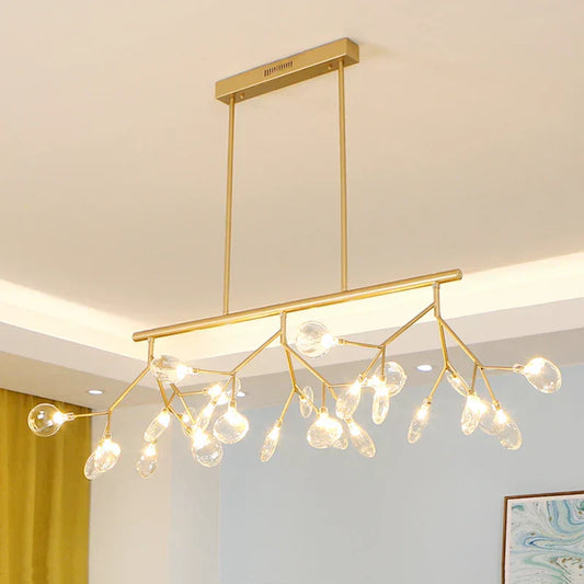 Firefly Chandelier: Elegant Tree Branch Lighting