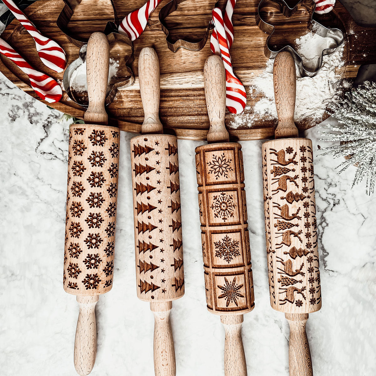 Christmas Rolling Pin | 3 Styles