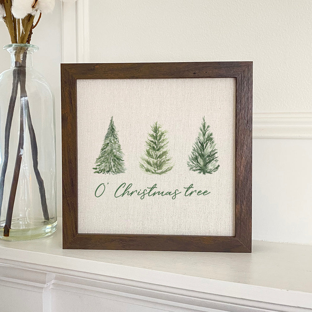 O' Christmas Tree - Framed Picture
