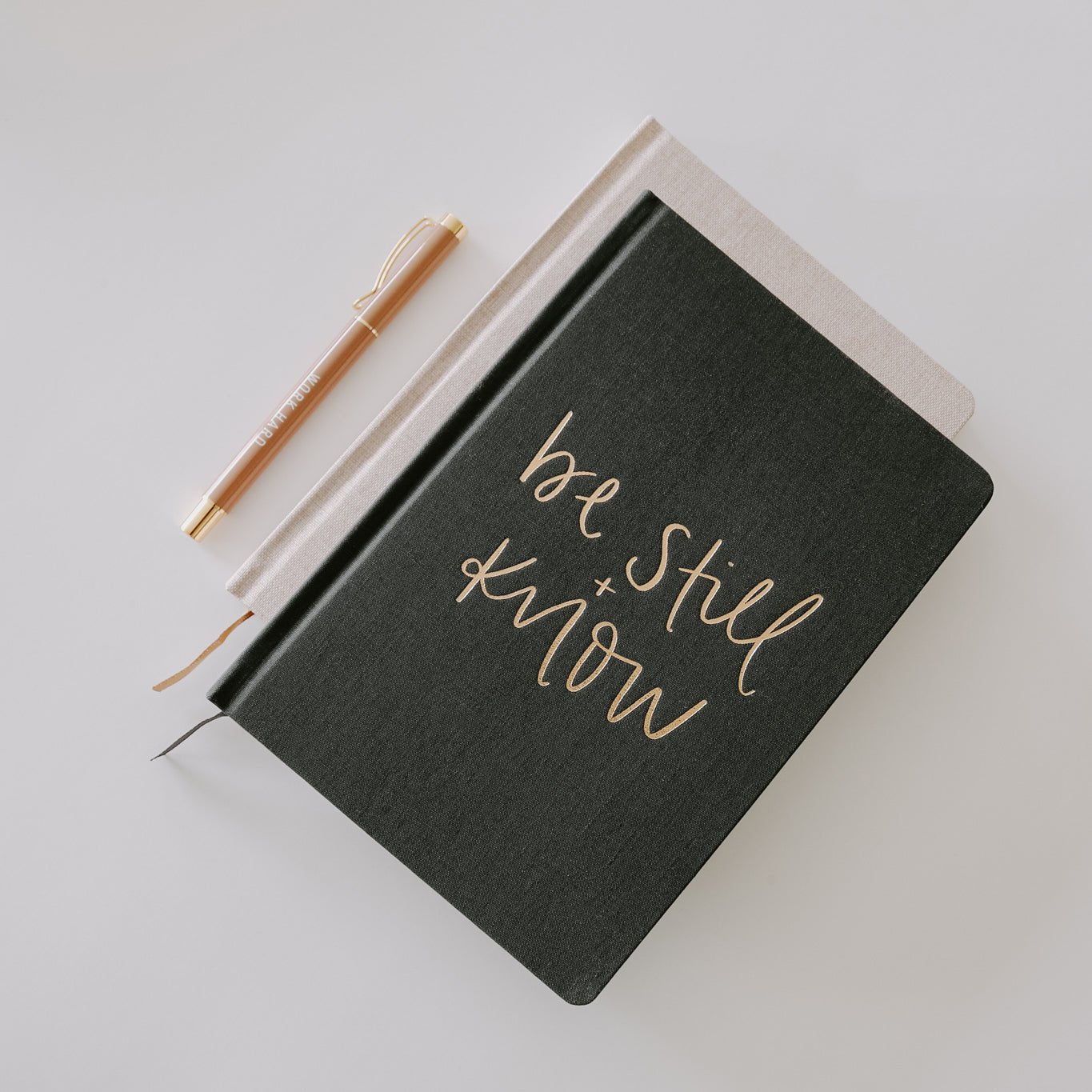 "Be Still and Know" Fabric Journal