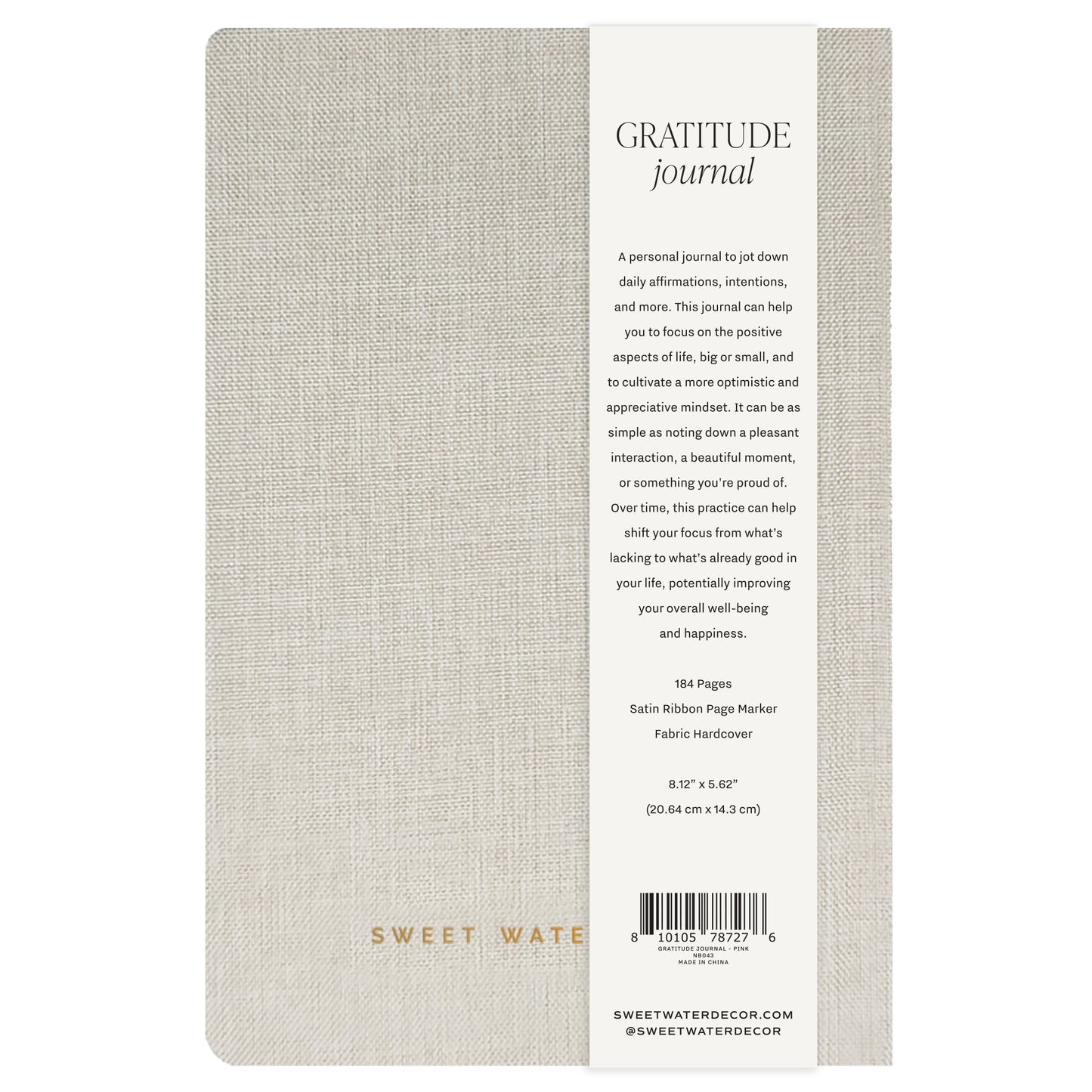 "Gratitude" Personal Journal