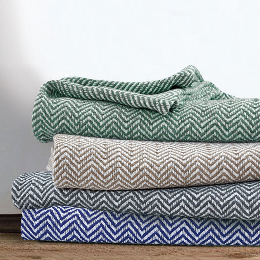Herringbone Cotton Blanket