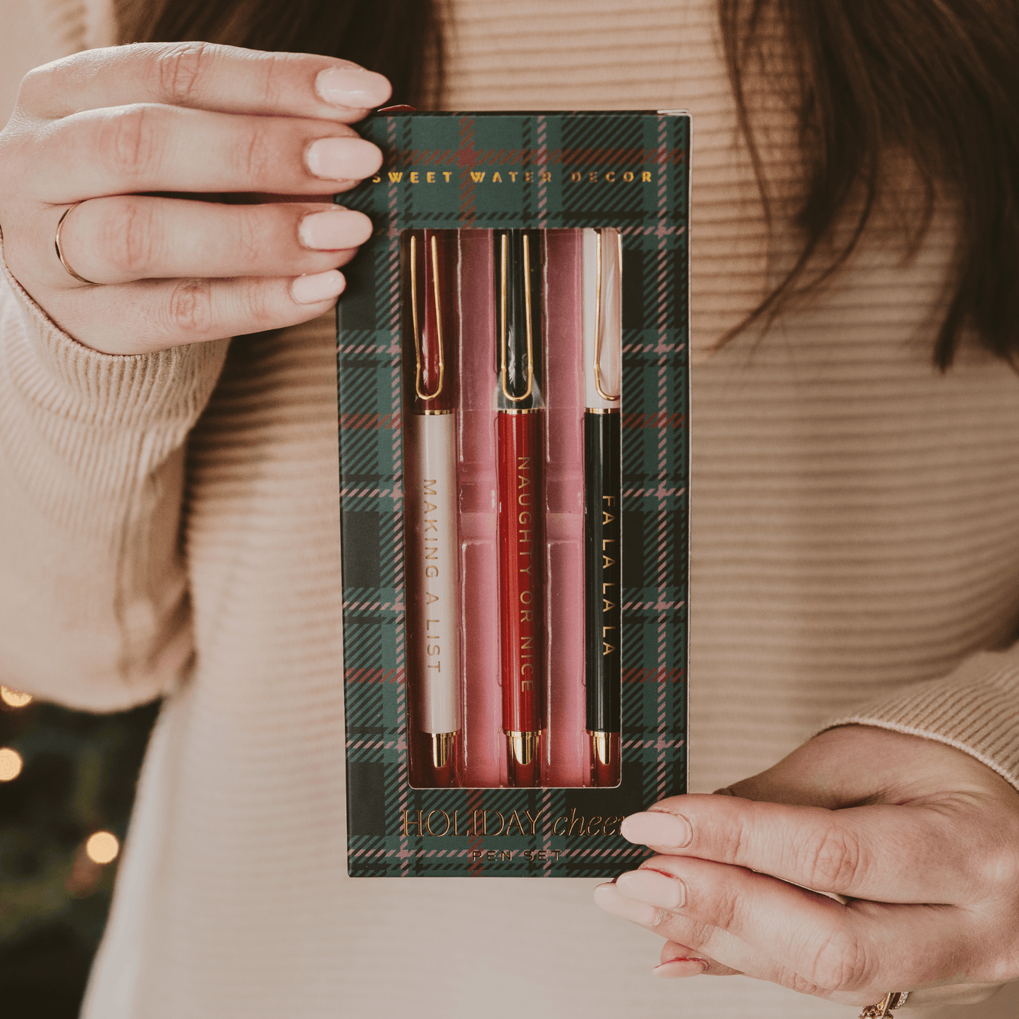 "Yuletide Script" Pen Set