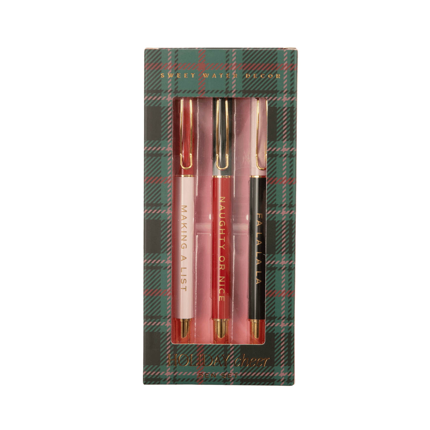 "Yuletide Script" Pen Set