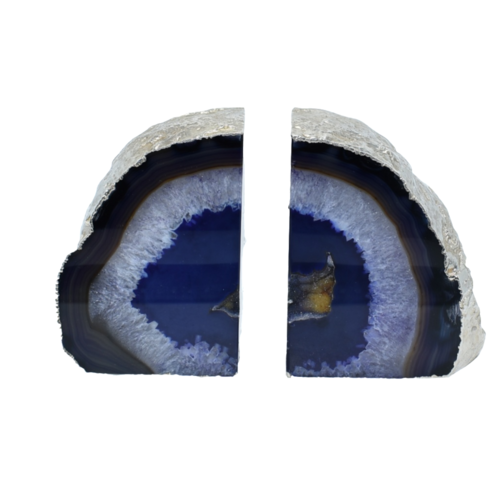 Ethereal Geode Bookends