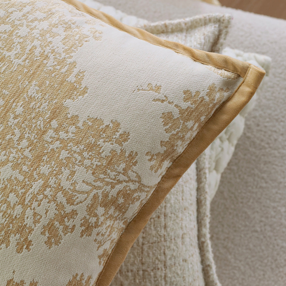 Elegant Tree Motif Chenille Throw Pillow - 18"x18"
