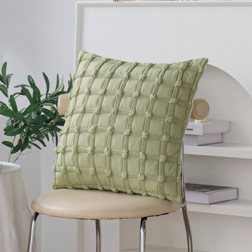 Luxurious Geometric Patterned Decorative Throw Pillow Set of 2 - 18"x18" optional of inserts