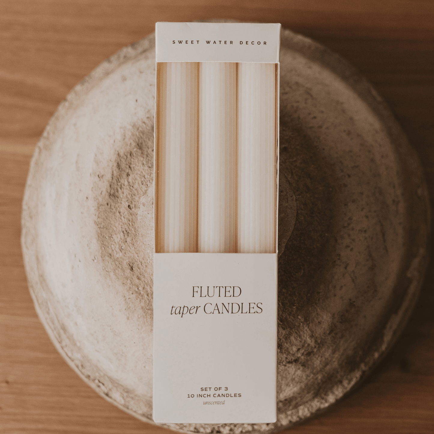 "Sculpted Grace" Tapers - Set of 3