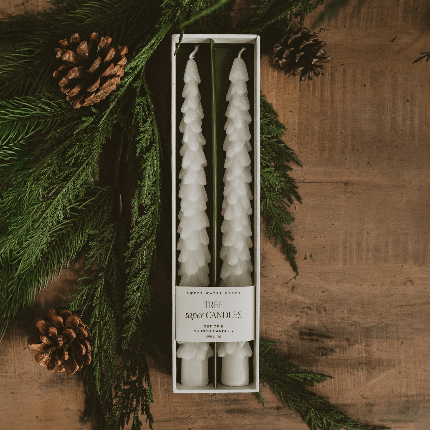 "Winter Solstice" Taper Candle - Set of 2