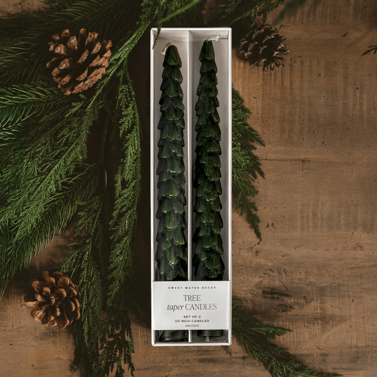 "Sylvan Light" Taper Candle Set - Set of 2