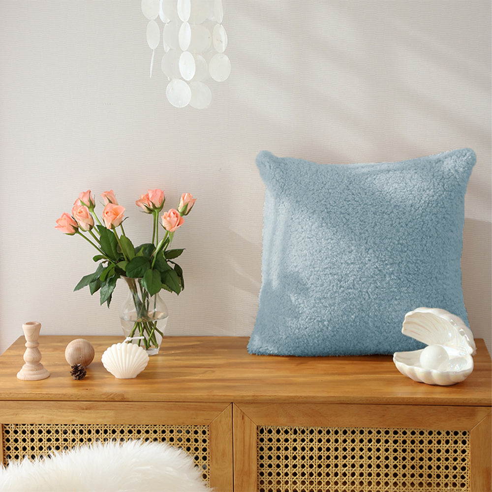 Luxe Teddy Throw Pillow (With Insert) - 18x18
