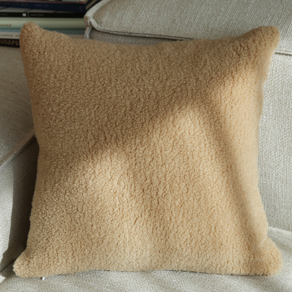 Luxe Teddy Throw Pillow (With Insert) - 18x18