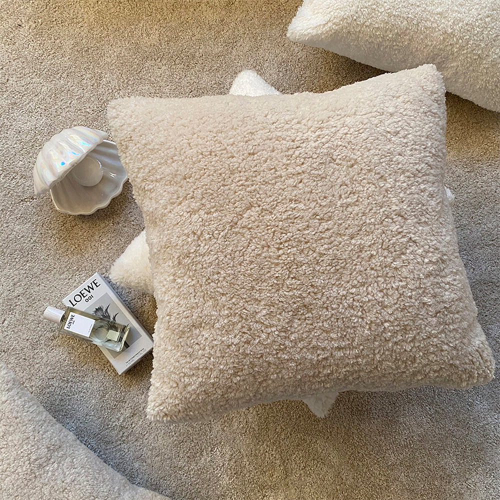 Luxe Teddy Throw Pillow (With Insert) - 18x18