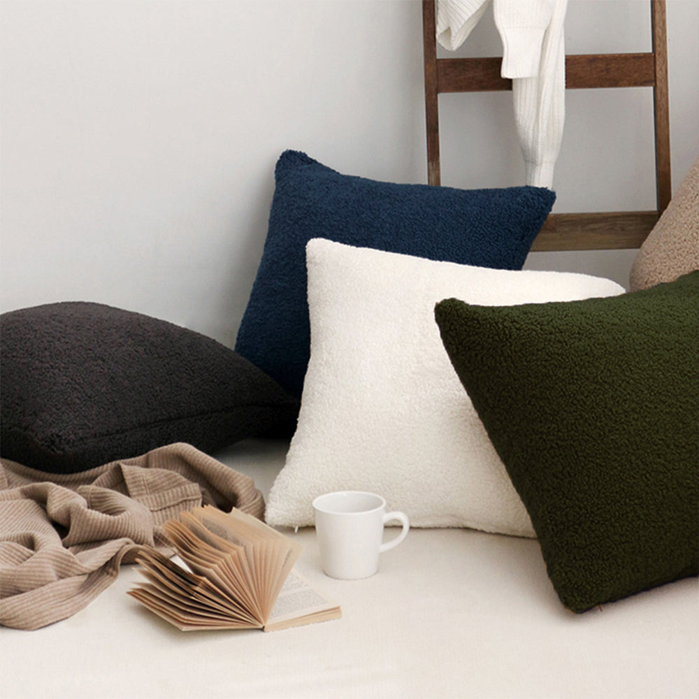 Luxe Teddy Throw Pillow (With Insert) - 18x18