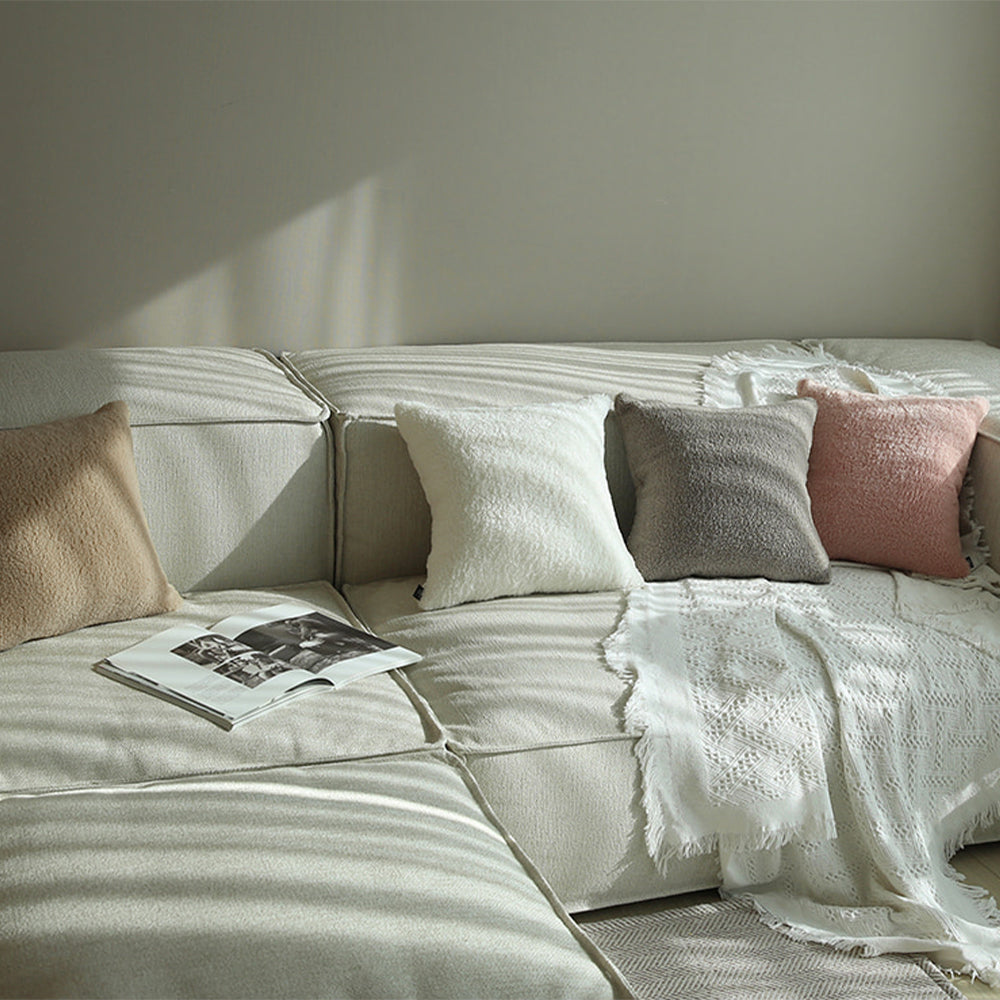 Luxe Teddy Throw Pillow (With Insert) - 18x18