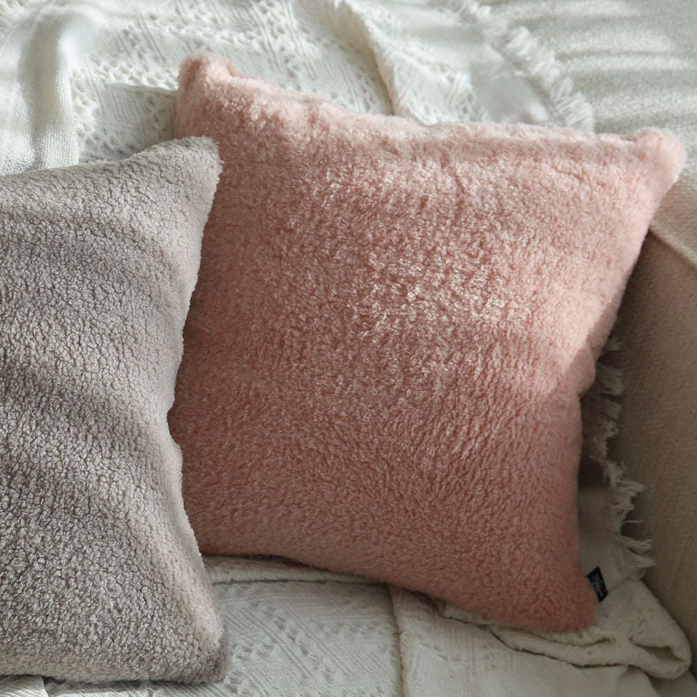Luxe Teddy Throw Pillow (With Insert) - 18x18