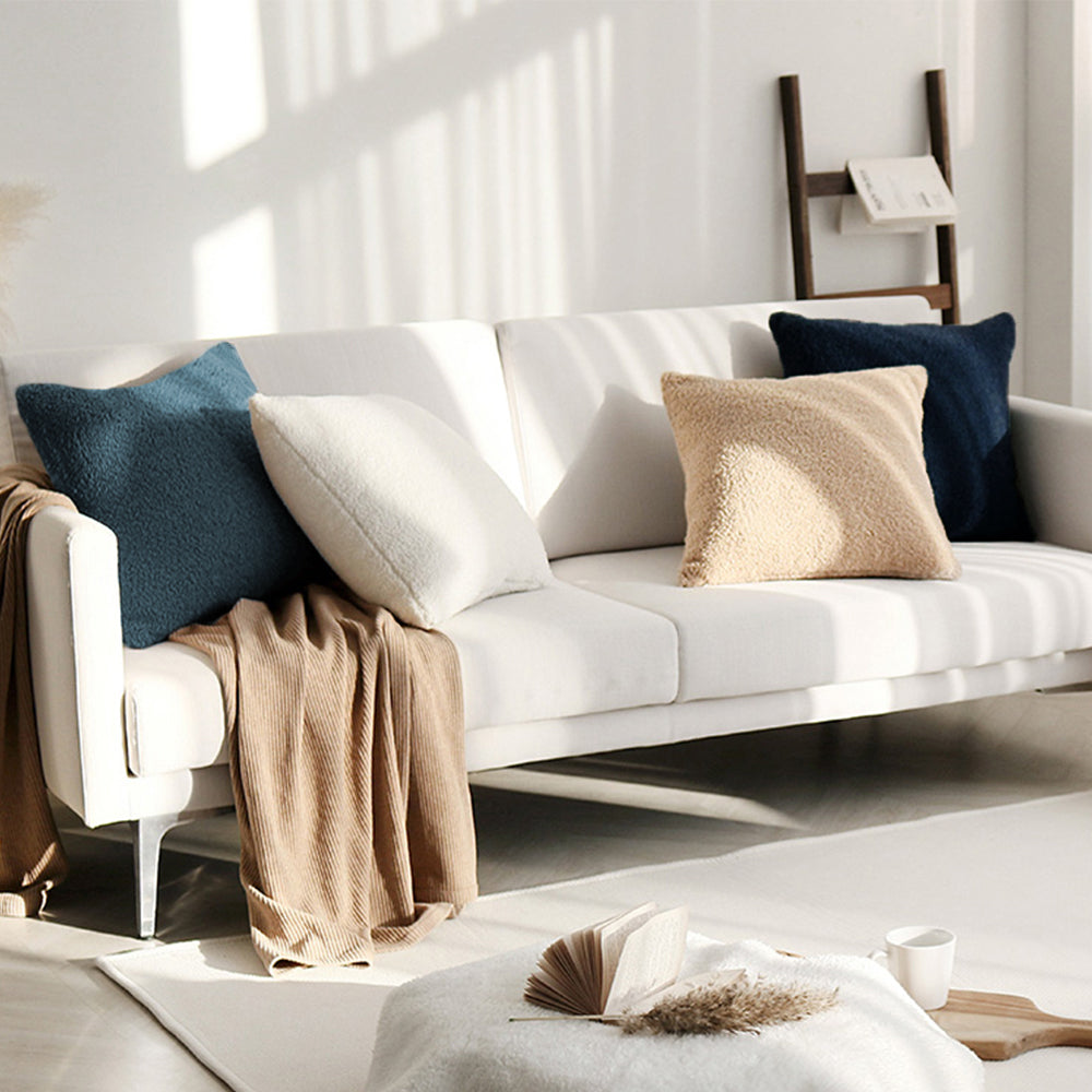 Luxe Teddy Throw Pillow (With Insert) - 18x18