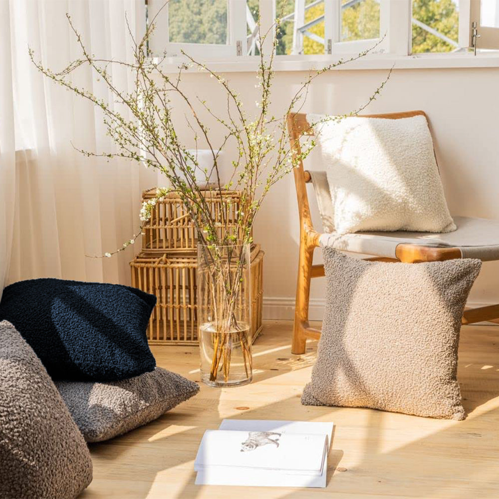 Luxe Teddy Throw Pillow (With Insert) - 18x18