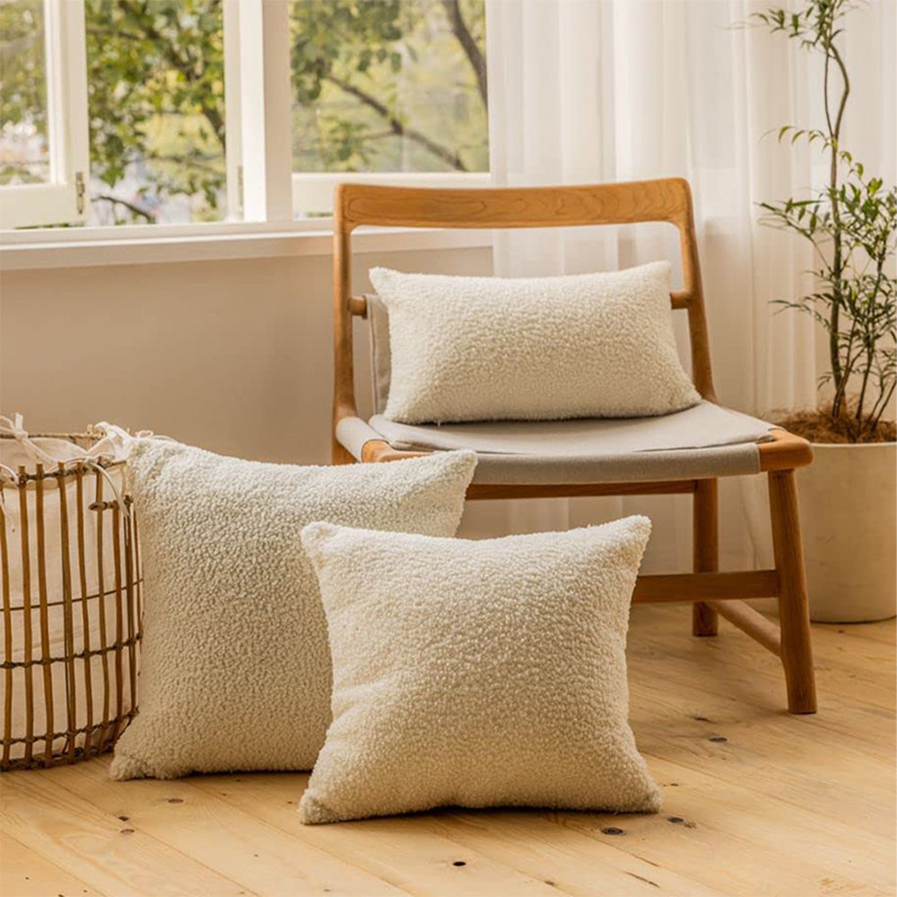 Luxe Teddy Throw Pillow (With Insert) - 18x18
