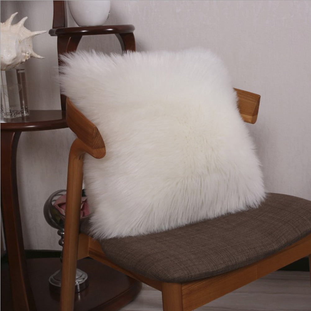 Opulent Faux Mongolian Fur Pillow (With or Without Insert)