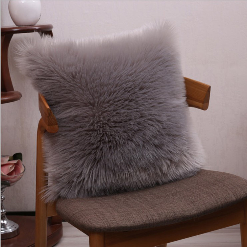 Opulent Faux Mongolian Fur Pillow (With or Without Insert)