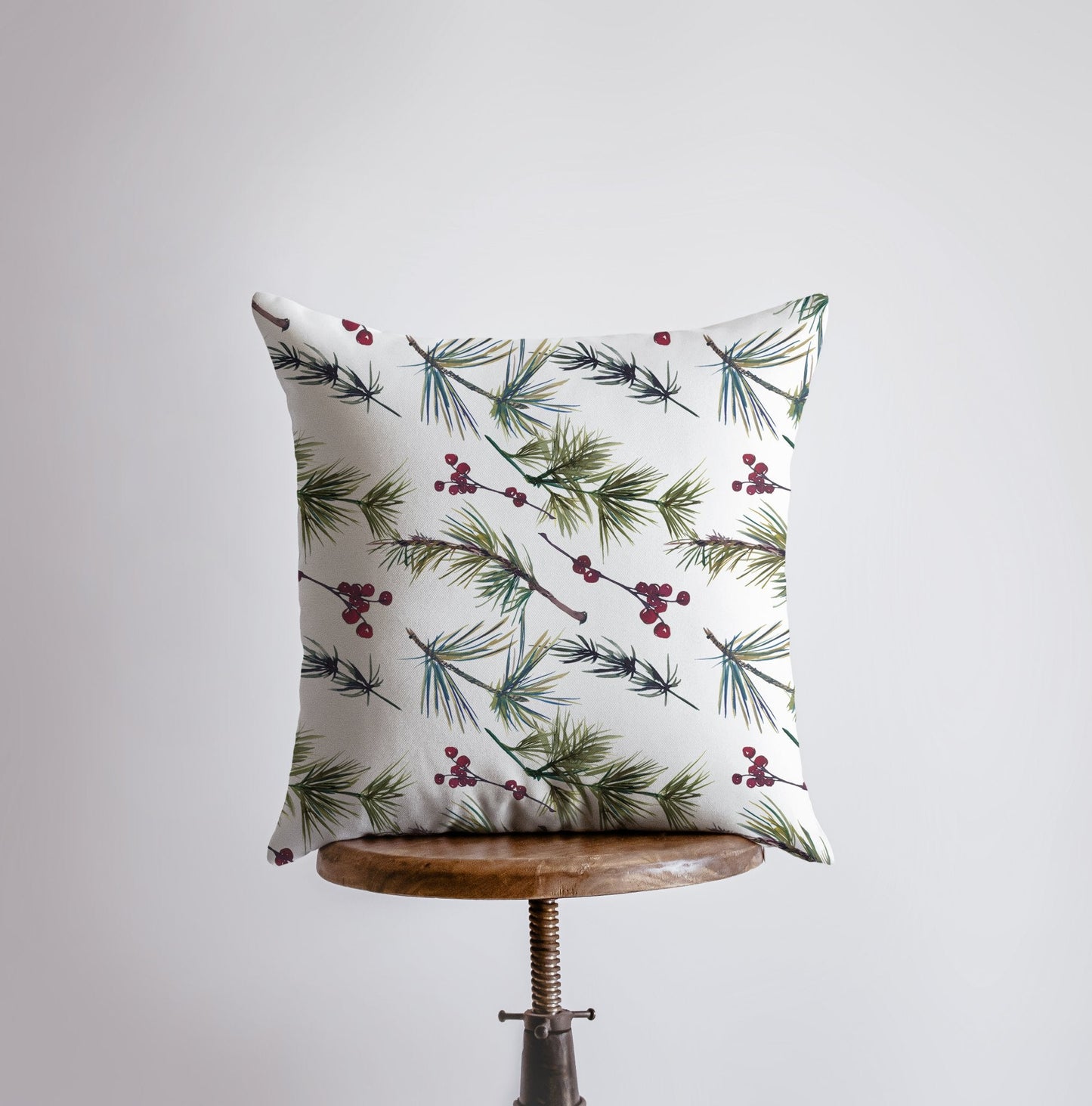 Christmas Holly Pillow