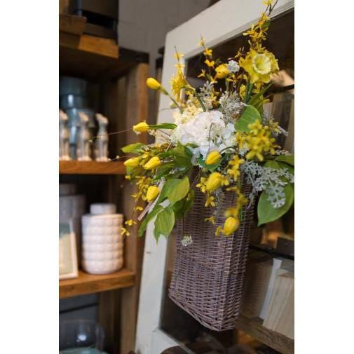 Wicker Basket with Handle - 11" x 17"