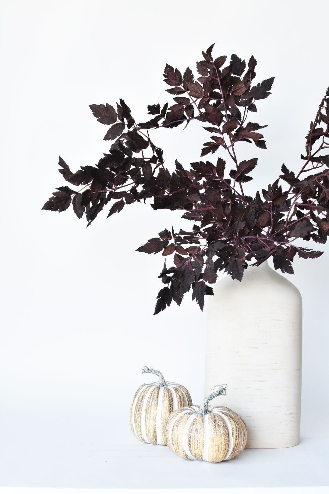 Faux Cimicifunga Ramosa Stem: Plum - 31"