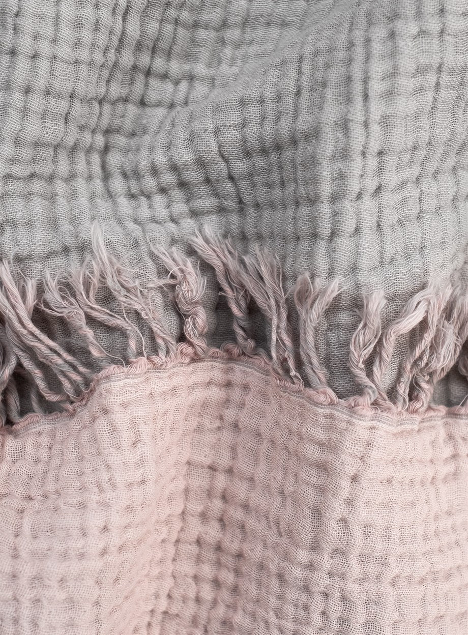 Reversible Double Gauze Cotton Throw Blanket