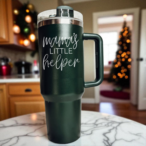 Mama's Little Helper -Tumbler with Handle, 40oz