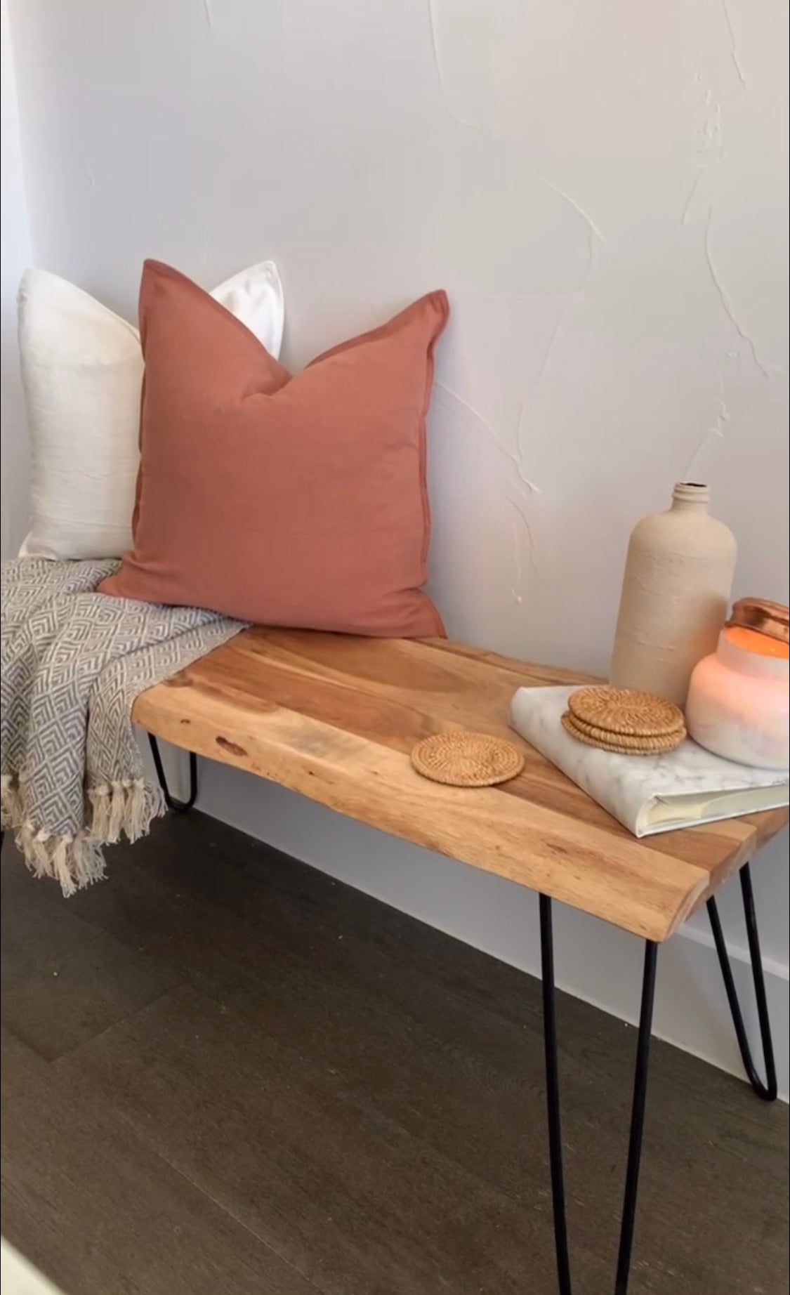 Linen Pillow COVER, 18"x18"